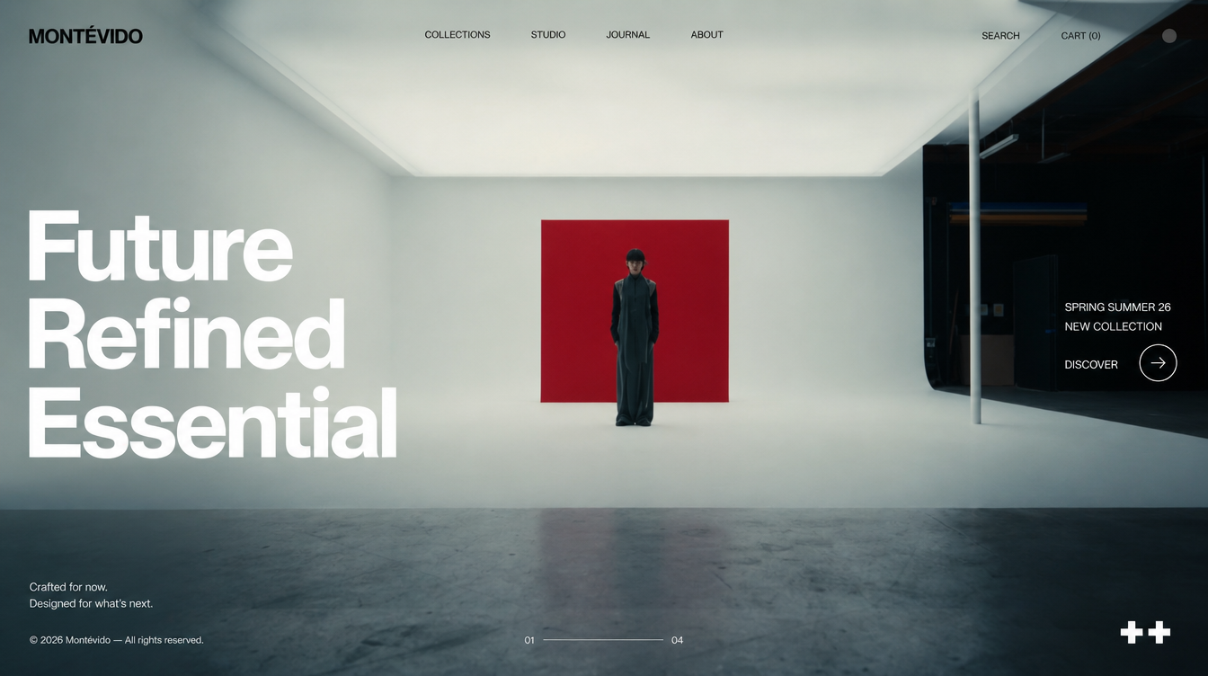 Concept 1: Montévido — fashion brand