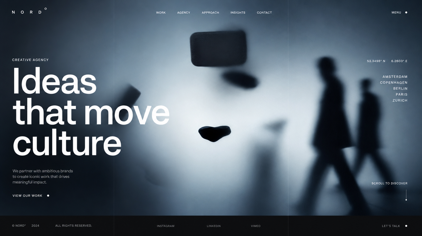 Concept 4: Nord — creative agency